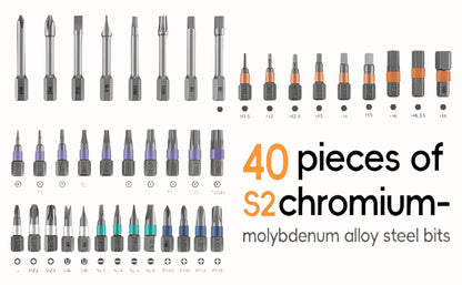 42-in-1 Ratchet Magnetic Screwdriver Kit – Ultra-Light Aluminium Alloy