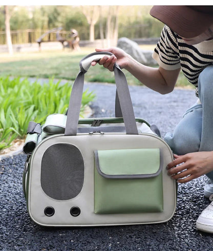 Portable Foldable Pet Carrier Bag – Shoulder Handbag for Small Dogs & Cats Dealprice.co.uk