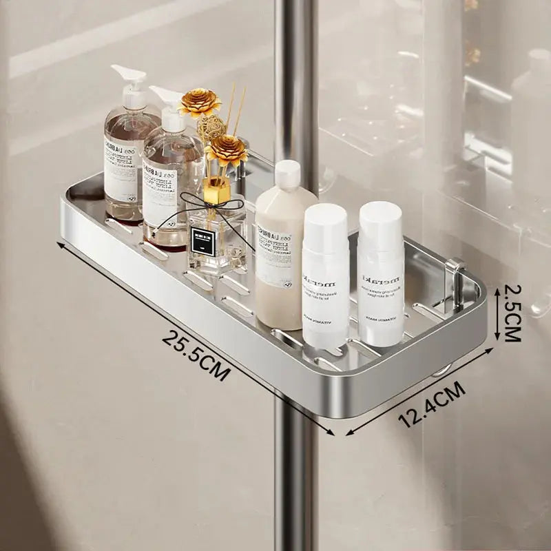 Removable No-Drill Shower Shelf – Sleek & Functional Storage Solution Dealprice.co.uk
