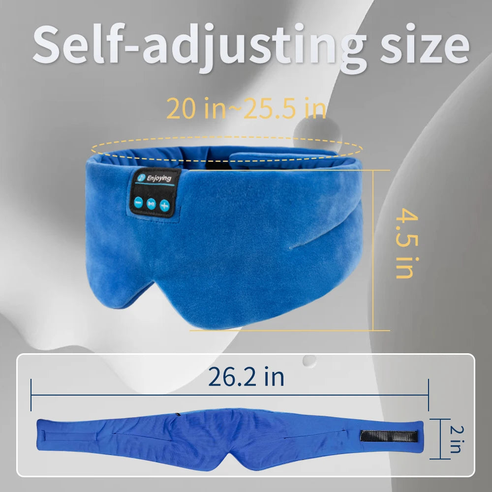 Bluetooth Sleep Eye Mask – Wireless Music Headphones for Sleeping