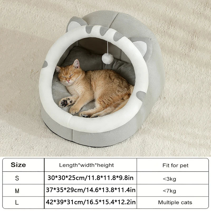 Super Cat Bed - Warm & Cozy Cave for Cats & Small Dogs Dealprice.co.uk