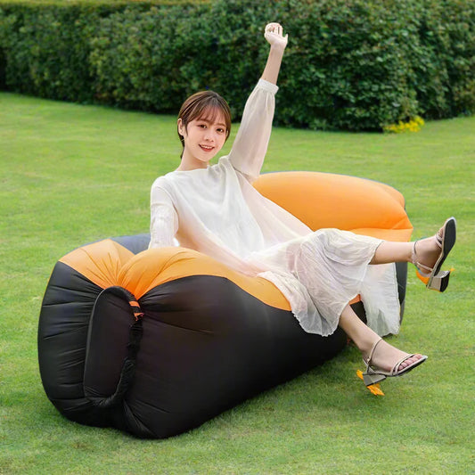 Portable Inflatable Air Sofa Bed – Waterproof & Lightweight Lounger for Beach, Camping & Outdoor Relaxation Dealprice.co.uk