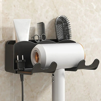 Wall-Mounted Hair Dryer Holder – Space-Saving Bathroom Organizer Dealprice.co.uk