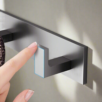 Bathroom Robe Hooks – Wall Mounted Stainless Steel Hook Rack Clothes Hanger