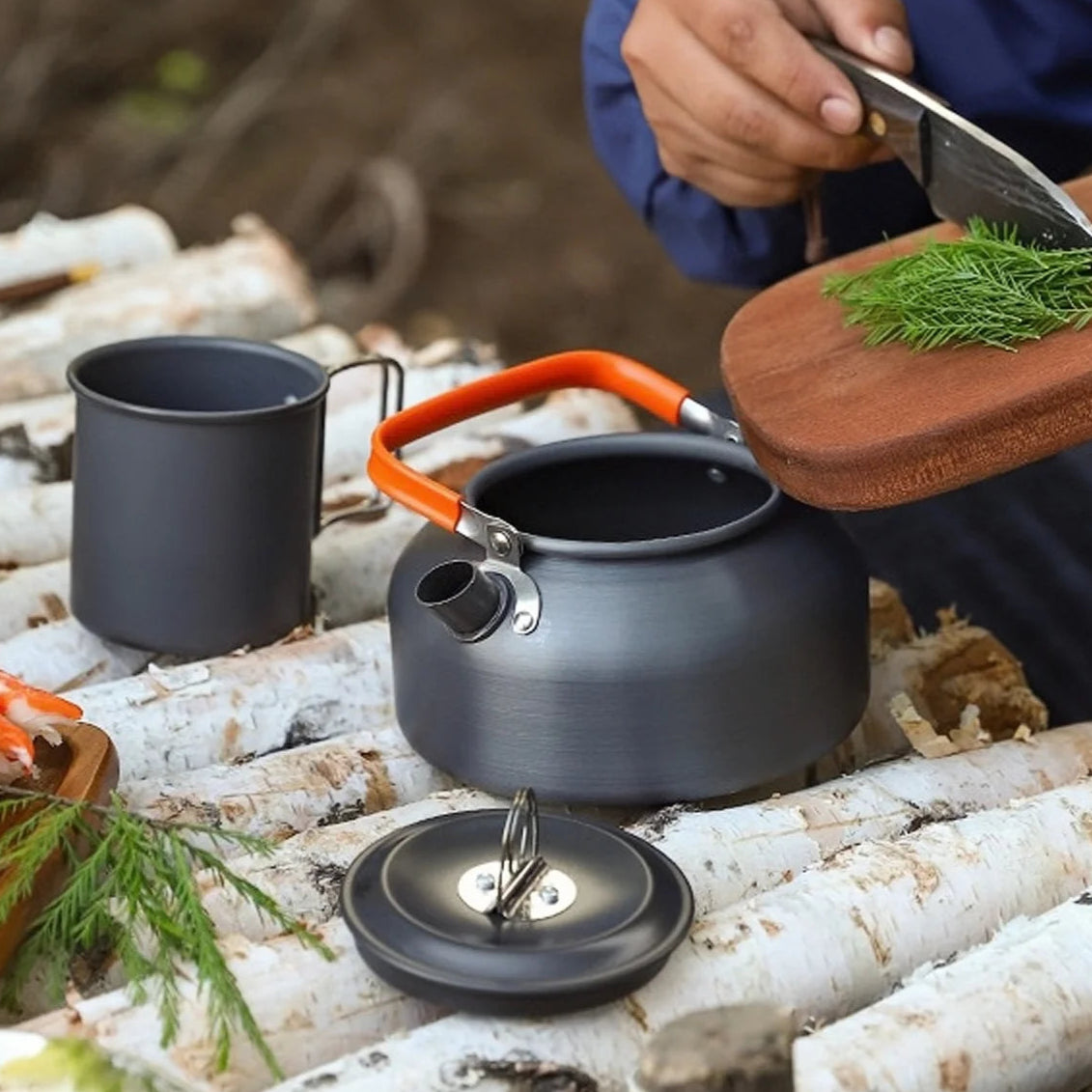 Portable Ultralight Camping Kettle – Durable Aluminium Teapot Dealprice.co.uk