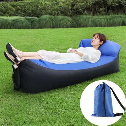 Portable Inflatable Air Sofa Bed – Waterproof & Lightweight Lounger for Beach, Camping & Outdoor Relaxation Dealprice.co.uk