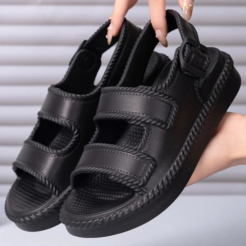 Women’s Breathable Uppers and Skid-proof Soles – EVA Buckle Sandals