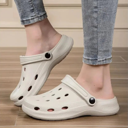 Summer Clogs for Men & Women – Lightweight Slip-On Garden Outdoor Slippers