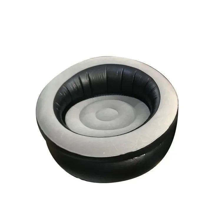Portable Inflatable Lazy Sofa – Eco-Friendly Flocked Lounge Chair for Home & Outdoor Use Dealprice.co.uk