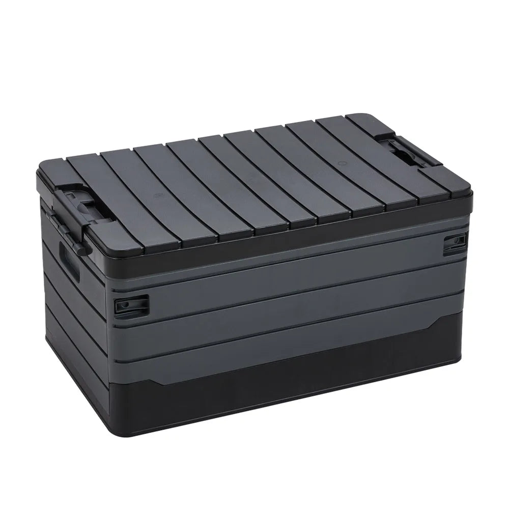 35L Foldable Camping & Car Storage Box – Waterproof with Lid