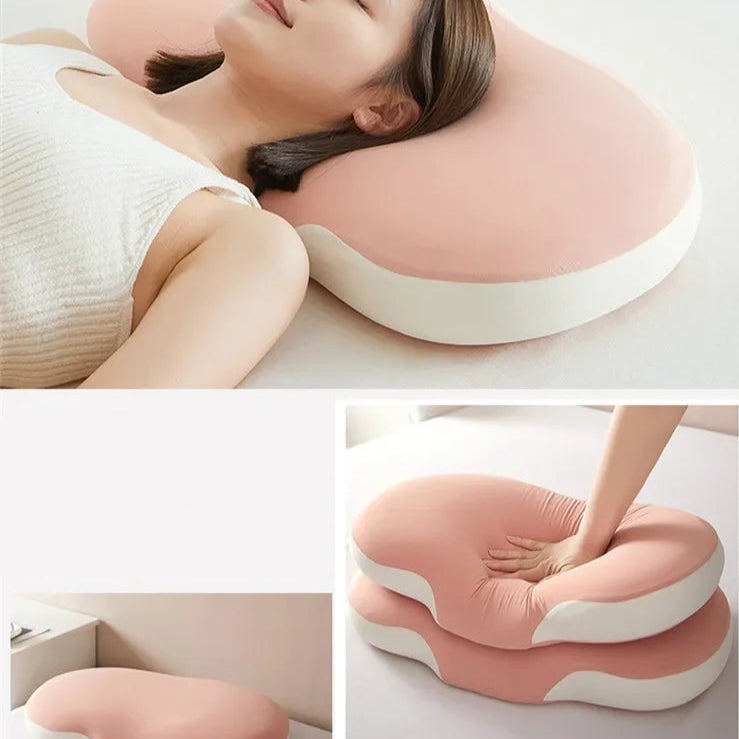 Zero Pressure Bio-Based Memory Foam Pillow – Slow Rebound Neck Support