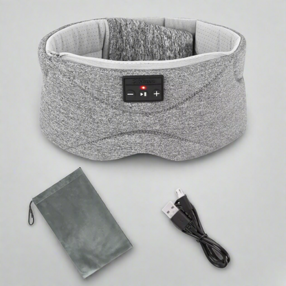 Sleep Mask and Headphones – Ultra-Thin Speakers Mask for Insomnia