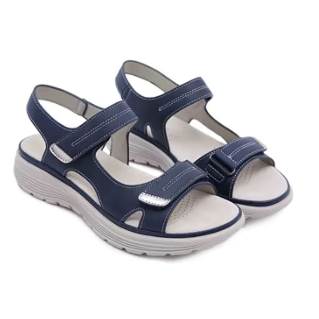 Summer Elegant Women Genuine Leather Sandals – Lightweight Sporty Style