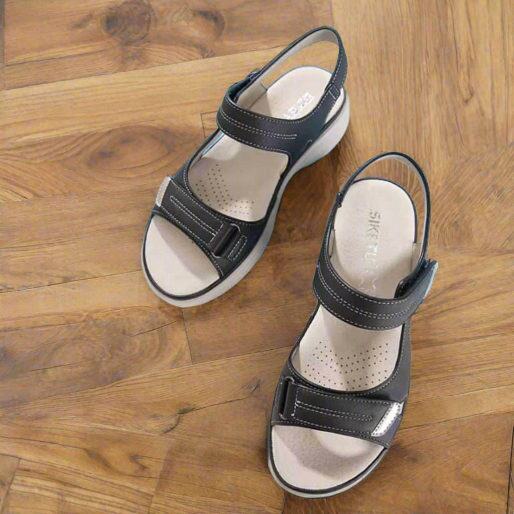 Summer Elegant Women Genuine Leather Sandals – Lightweight Sporty Style