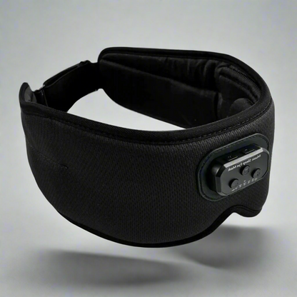 Bluetooth Eye Mask with Built-In Headphones & Timer – Wireless Mask
